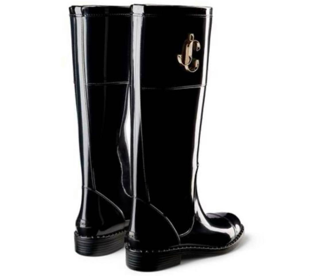 【希少】JIMMY CHOO　ウォータープルーフレインブーツ　完売品