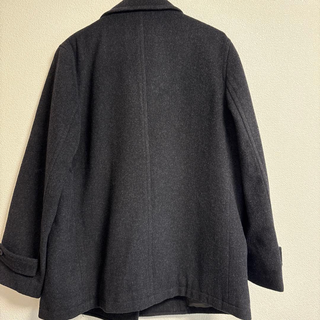 TOMBOW ダークグレー ピーコート　Lサイズ 美品