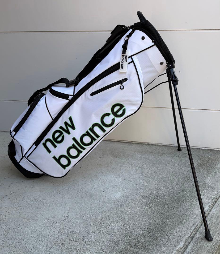 new balance キャディバッグ スタンドバック ホワイト 7.5型