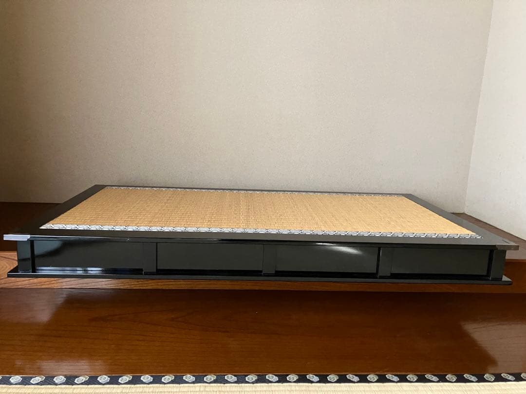 ひな祭り用飾り台 木製 黒色