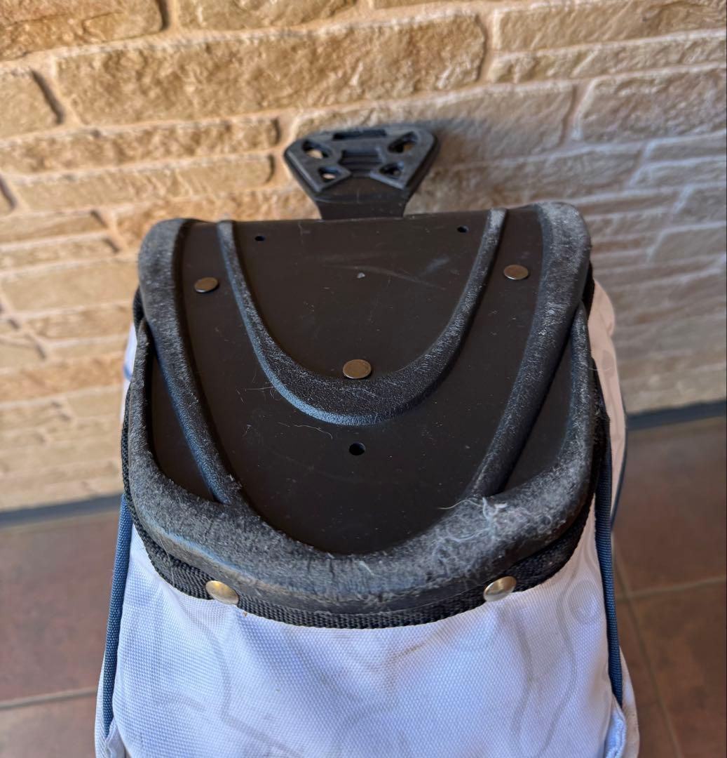 希少　『大容量』　ニューバランスゴルフ　スタンド式キャディバッグ　ブルドッグ柄