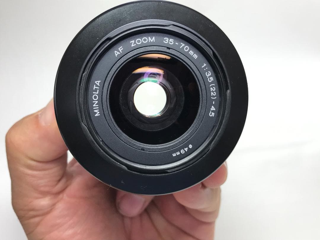 MINOLTA α303si SUPER一眼レフ+AF35-70㎜ズームレンズ