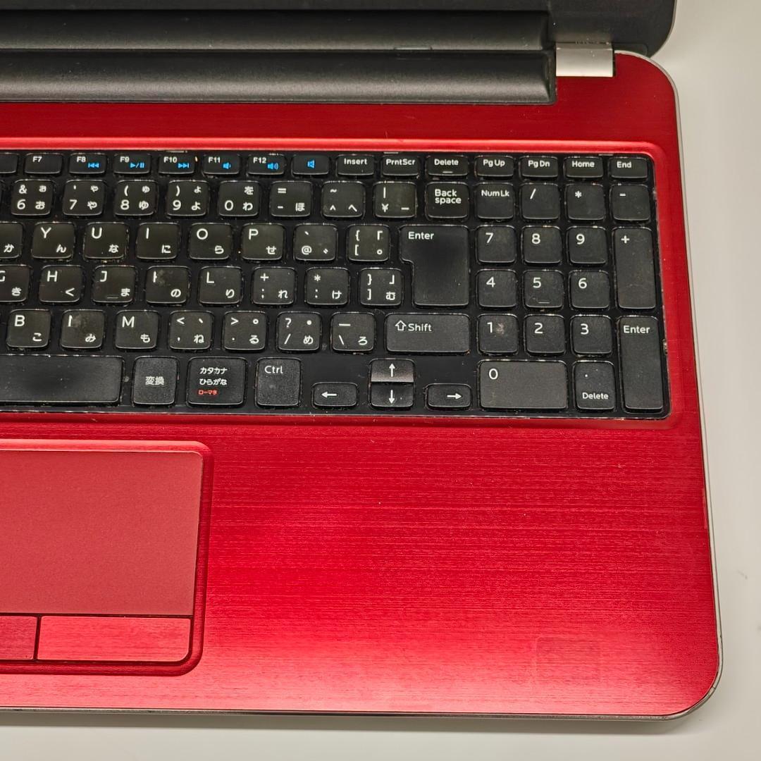 【DELL】高性能i7 SSD256GB 16GB レッド ノートPC