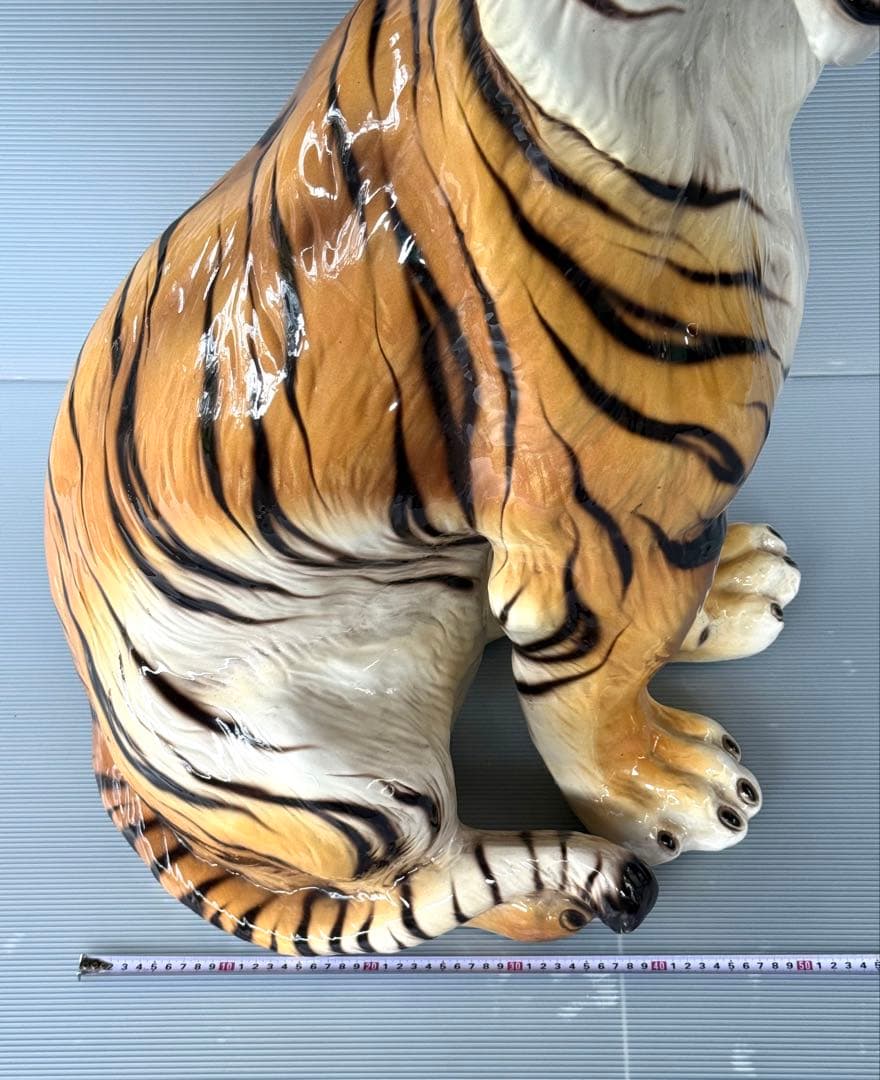 流通無し 超大型♪ 88cm タイガー トラ オブジェ 置き物