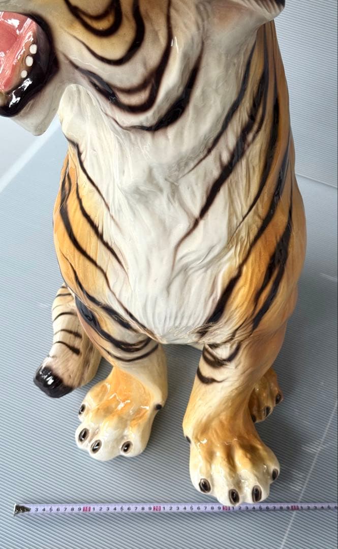 流通無し 超大型♪ 88cm タイガー トラ オブジェ 置き物