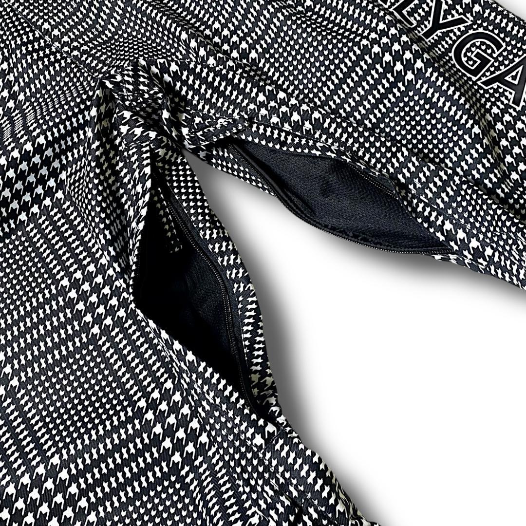 L 定価10.6万 パーリーゲイツ 上下セット スノーウェア スノボ 千鳥格子柄