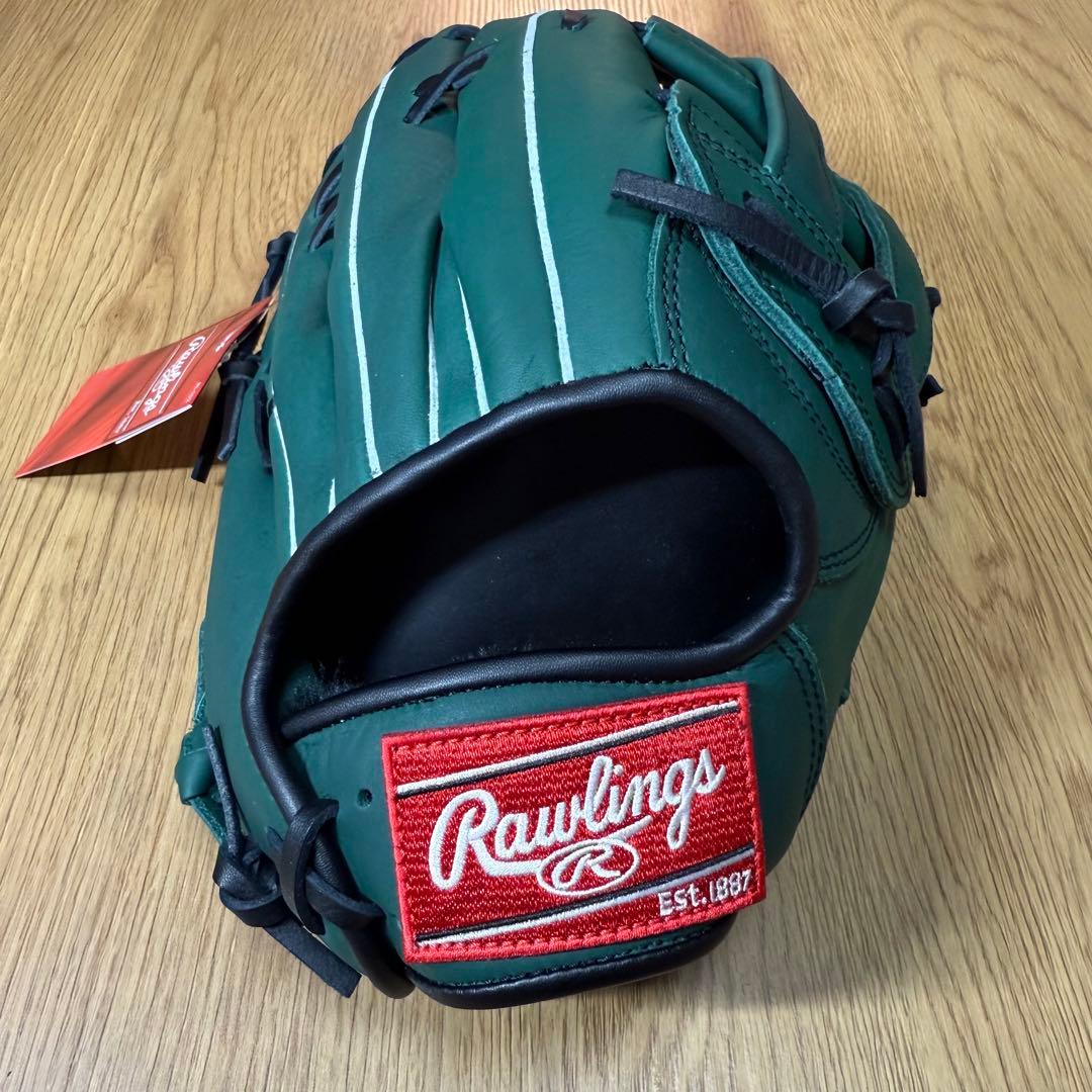 ★新品未使用★ローリングス 軟式グローブ グリーン 外野手用
