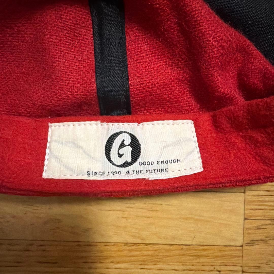 GOOD ENOUGH 初期　フェルト　グッドイナフ　ウールキャップ　レッド