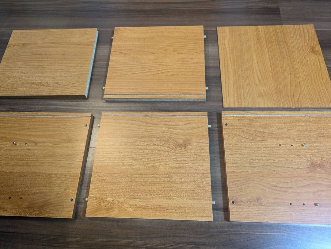 ディノス　組み合わせ自在な収納棚　本棚（6個セット）　付属品追加（写真）