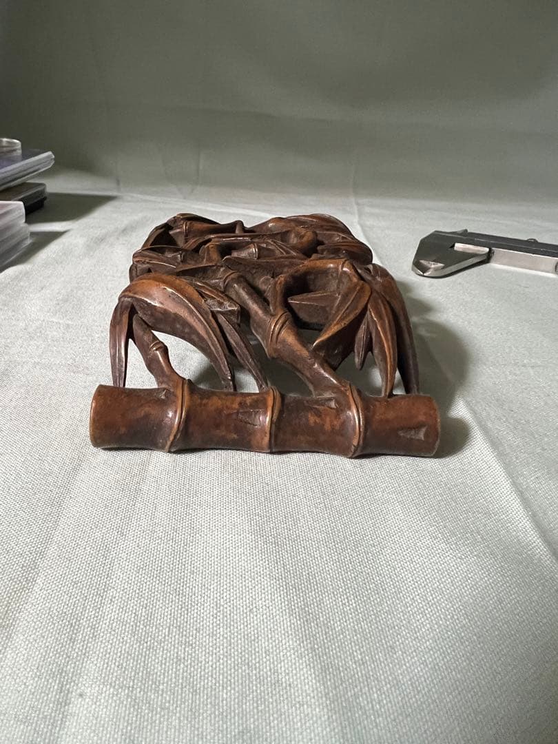 木製 墨置 細工