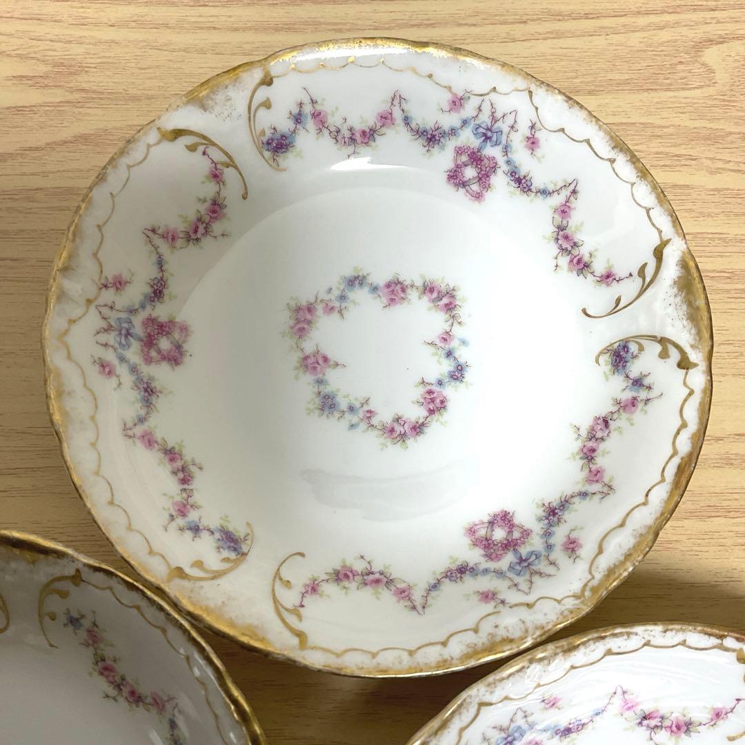 セオドア　アビランド リモージュ 597 ベリーボウル　③ 3枚セット