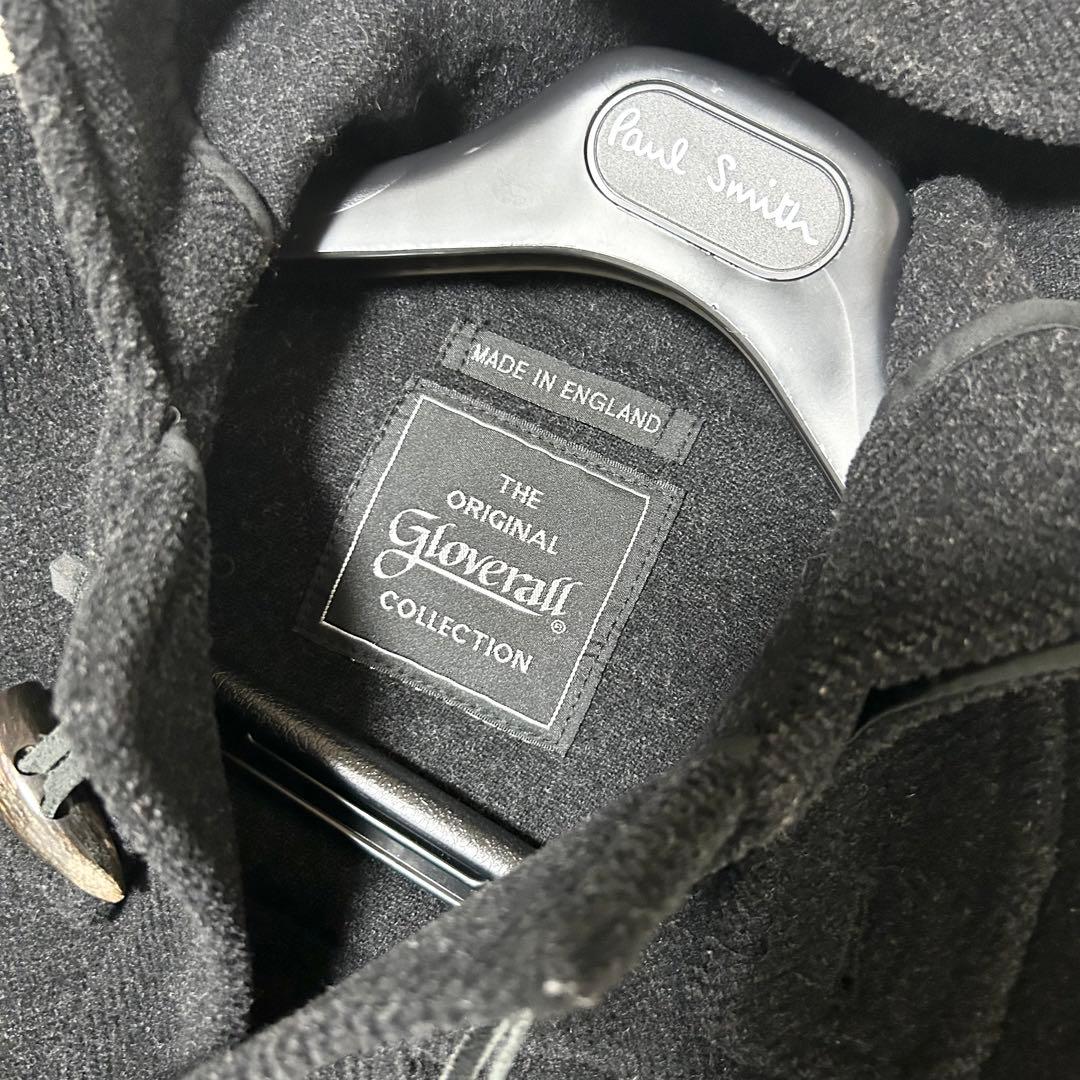 極美品　グローバーオール　ヘリンボーン生地　ダッフルコート　ダークグレー　現行