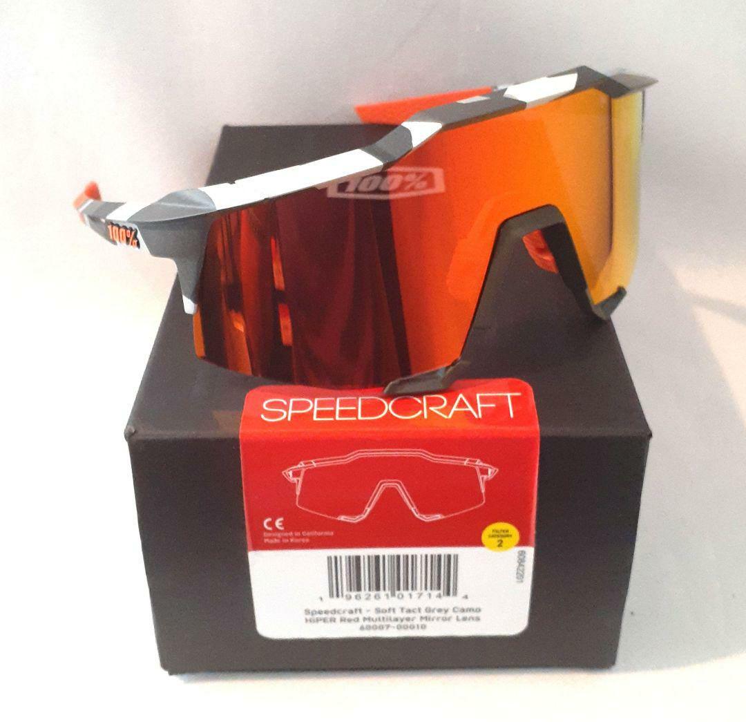 100% SPEEDCRAFT Grey Camo ワンハンドレッド サングラス