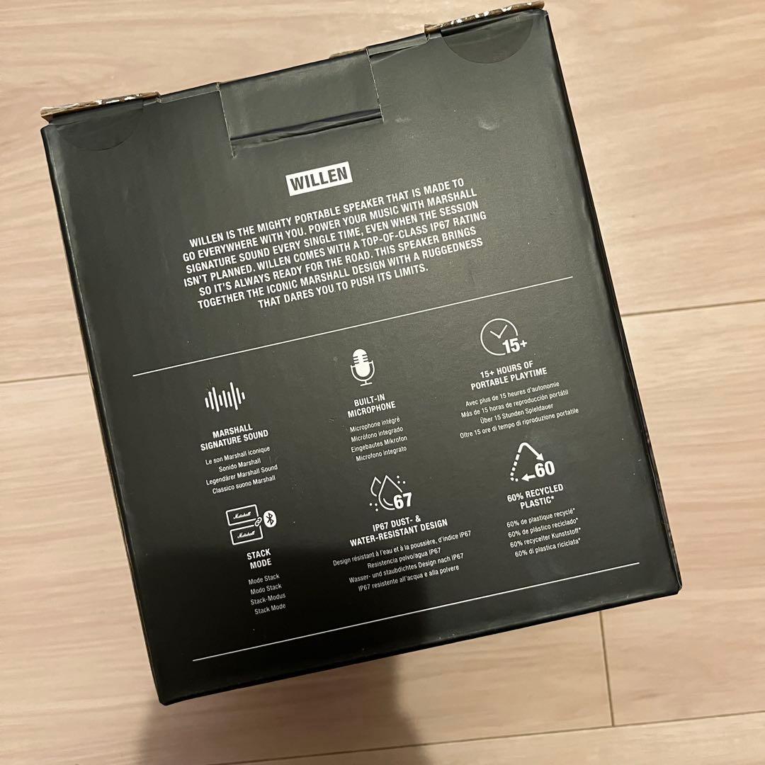 Marshall willen ワイヤレススピーカー ブラック