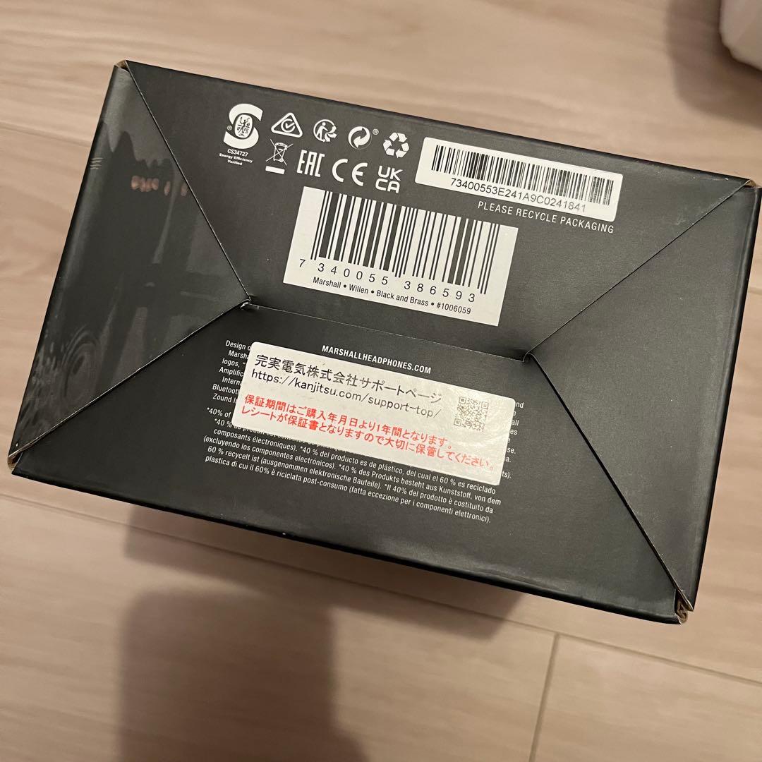 Marshall willen ワイヤレススピーカー ブラック