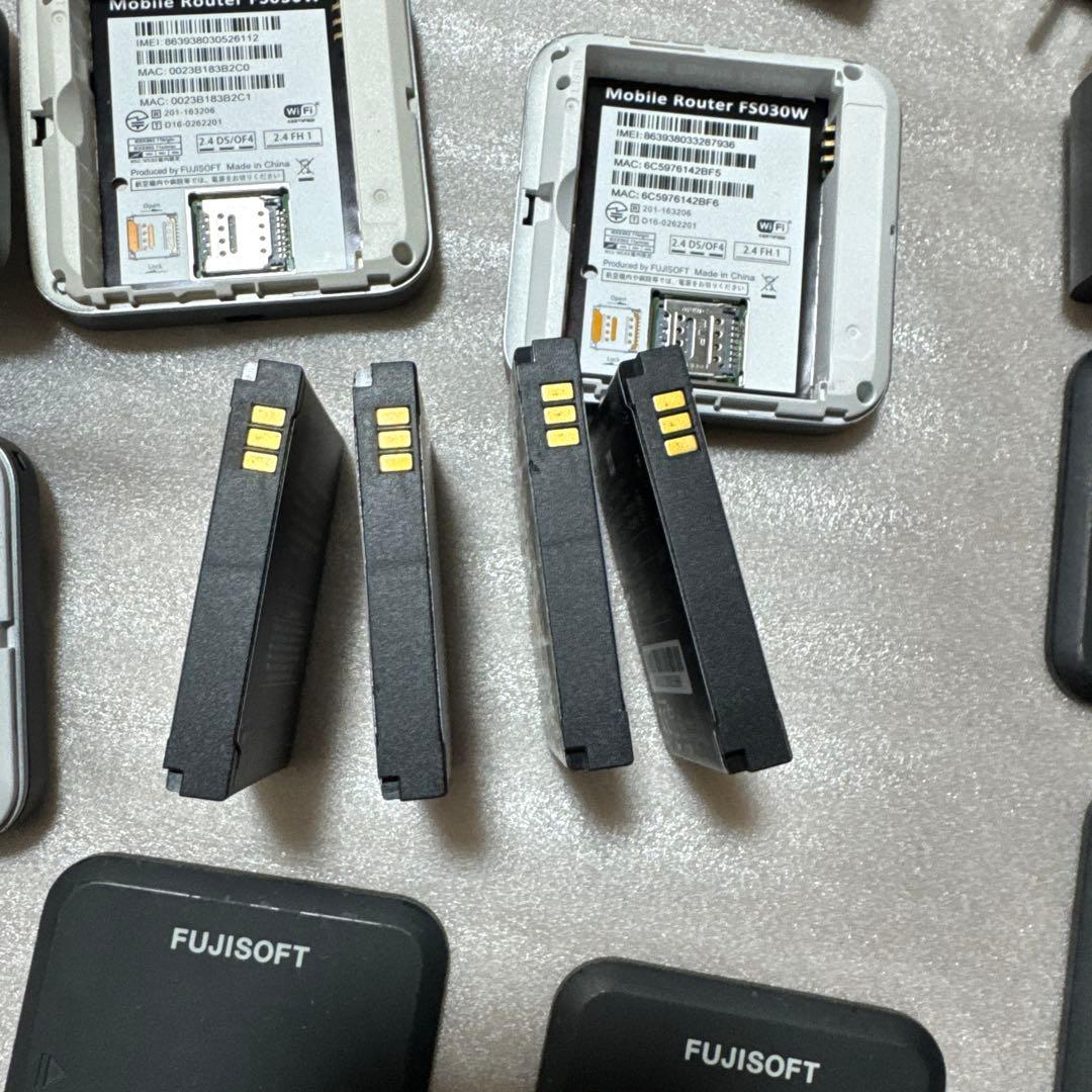 FUJISOFT FS030W モバイルルーター4個セット