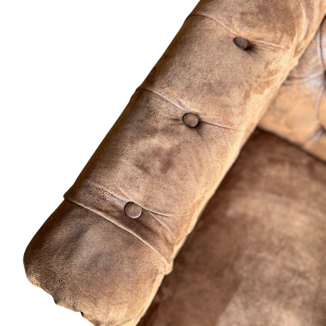 HR641 VINCENT コンパクトチェスターフィールド シングルソファ