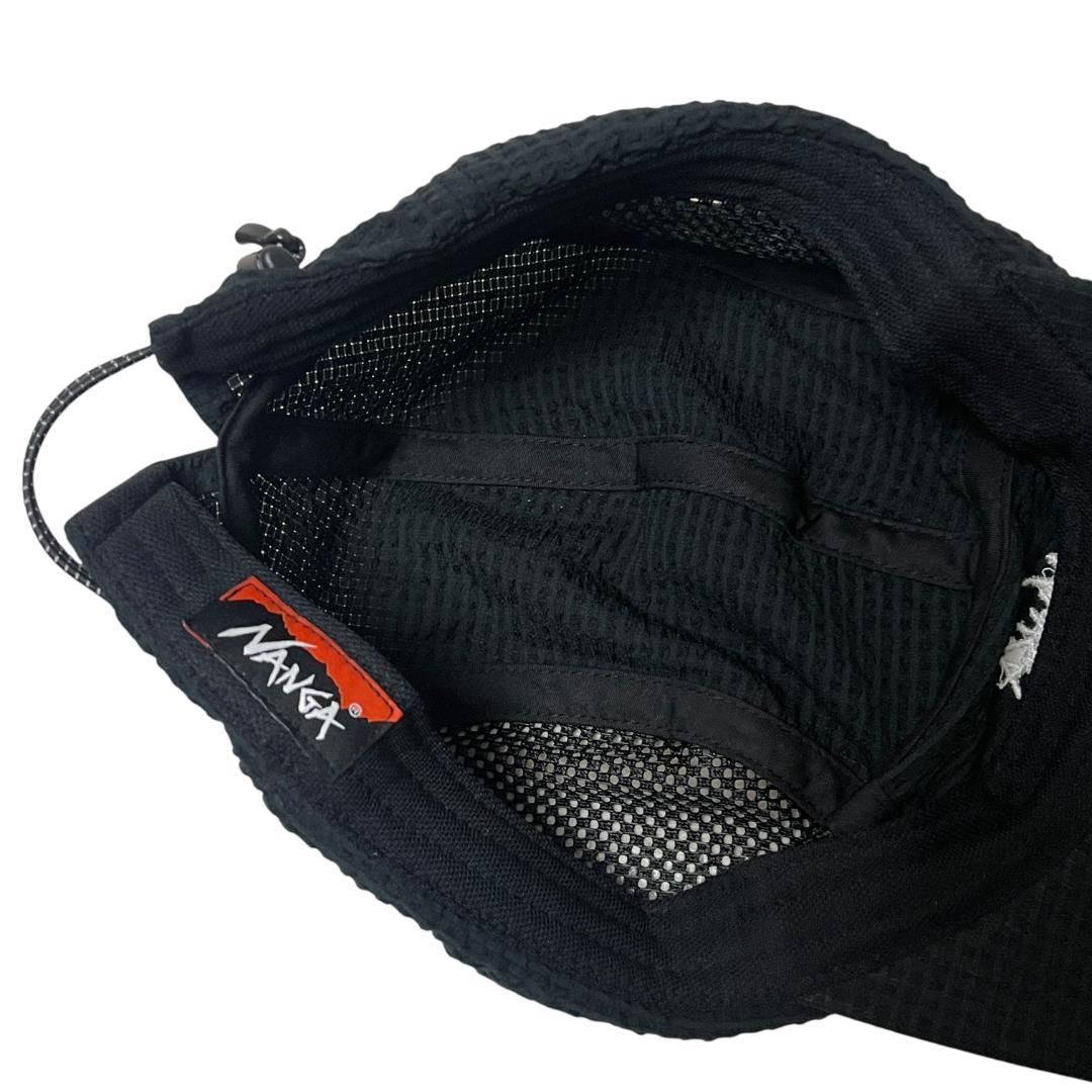 ナンガ × ウィンダンシー メッシュキャップ 未使用 黒 ブラック