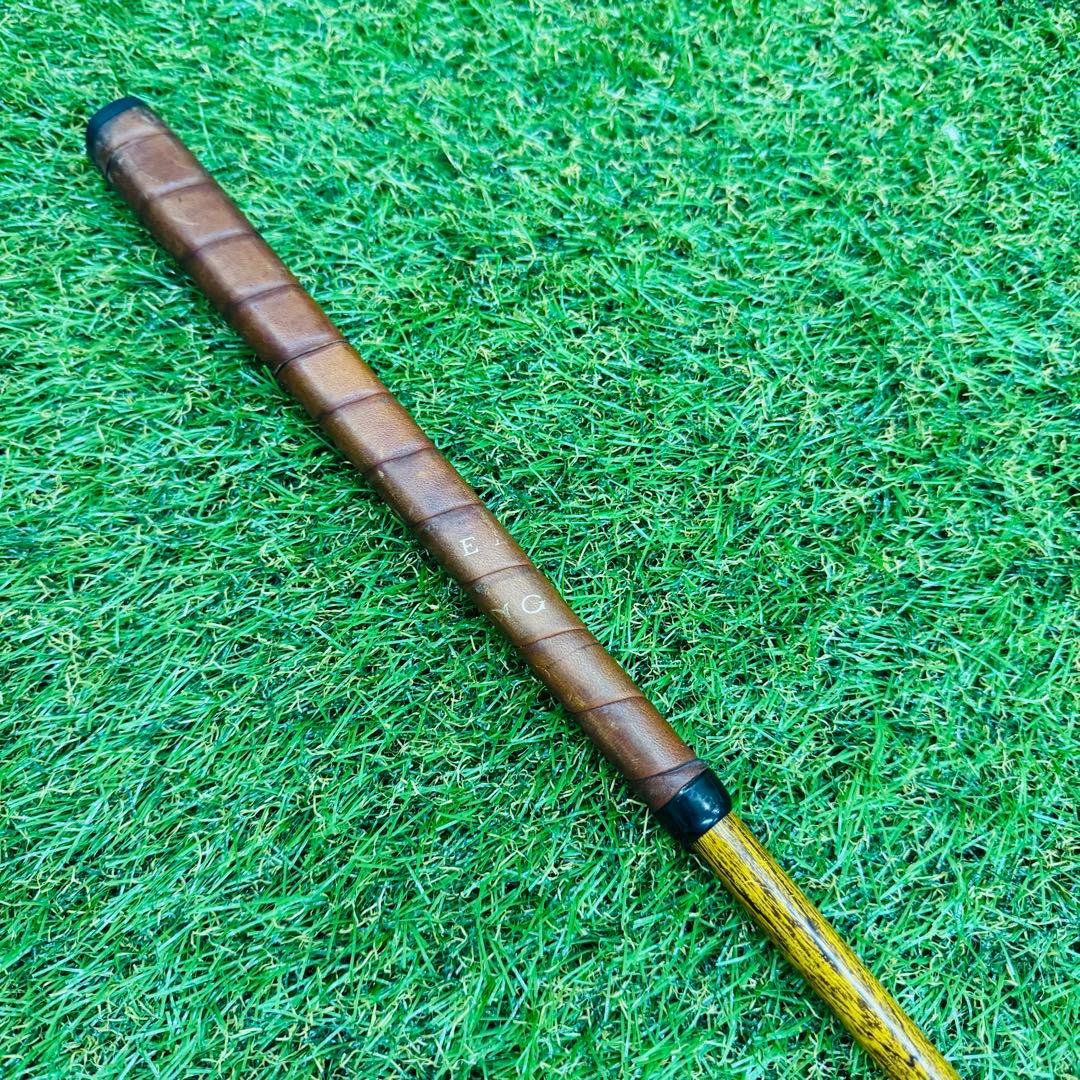 【ヴィンテージ】jorgi hamilton ヒッコリー パター 木製