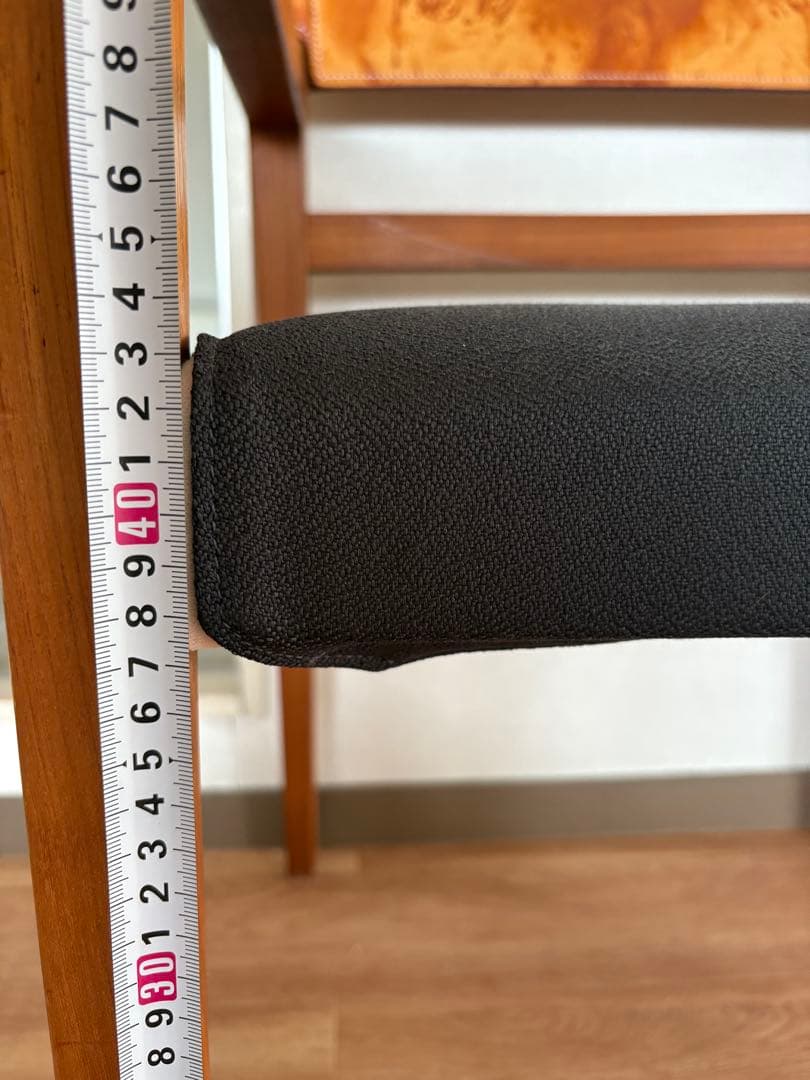 【リネン】Ritzwell イビサフォルテ　本革チェア 2脚セット