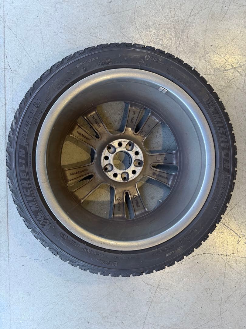 m*m様 ベンツC220d スタッドレスタイヤホイールセット