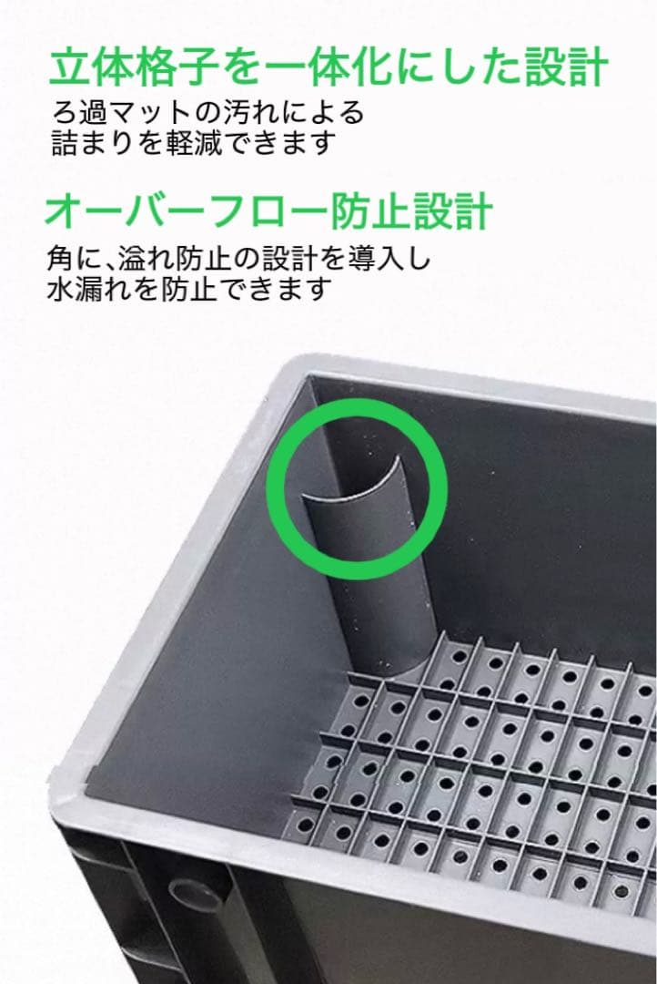 水槽用万能フィルター 外部式飼育濾過装置 ポンプ付き　到着すぐ使える状態