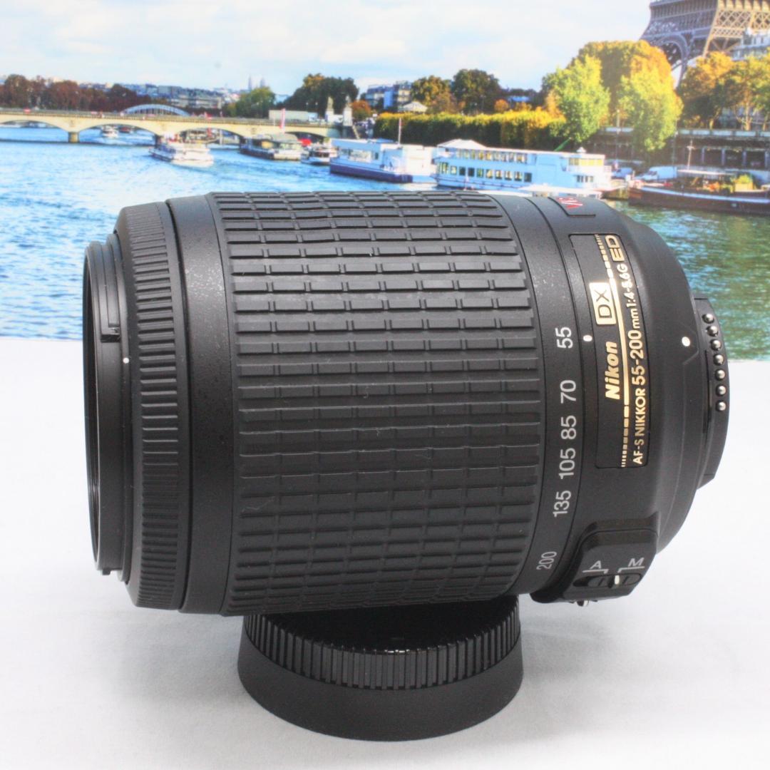 望遠レンズ！Nikon AF-S NIKKOR 55-200mm