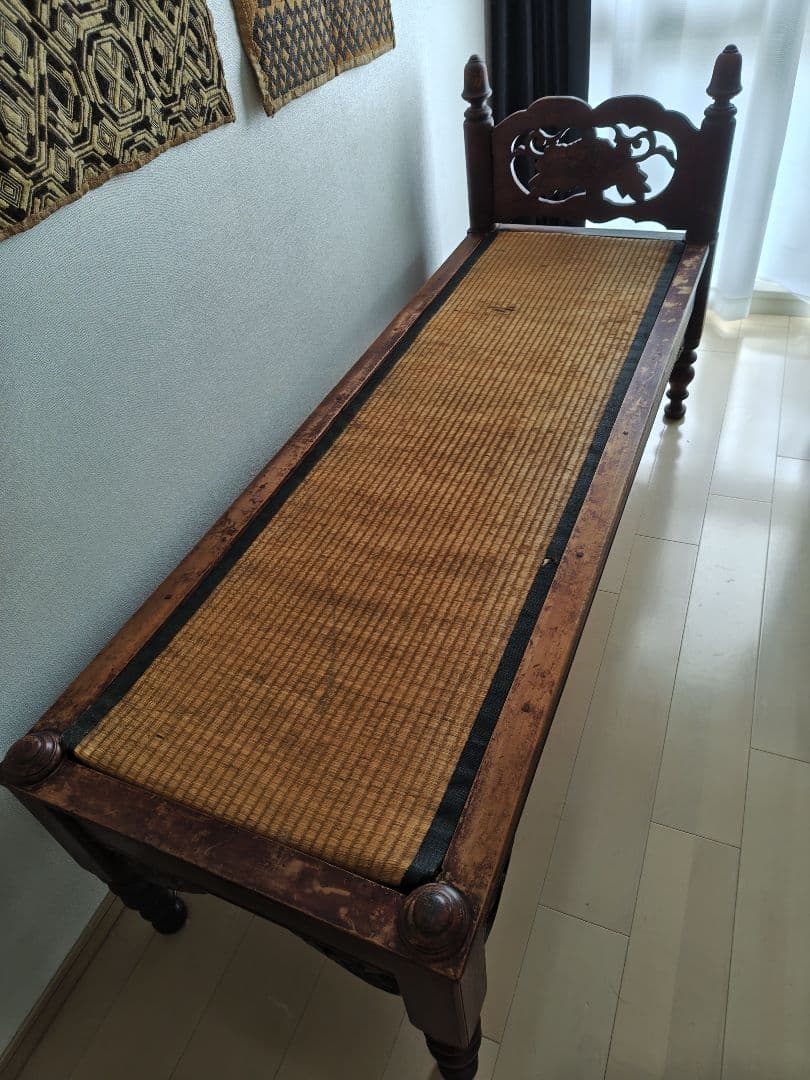 アンティーク　明治時代のベット 診療用ベッド 日本製 最終値下げ