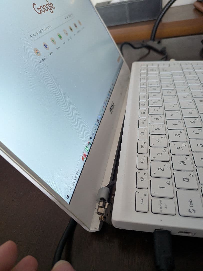 MSI ノートPC 14インチ。据え置きで使用推奨。ゲーム、動画編集可。