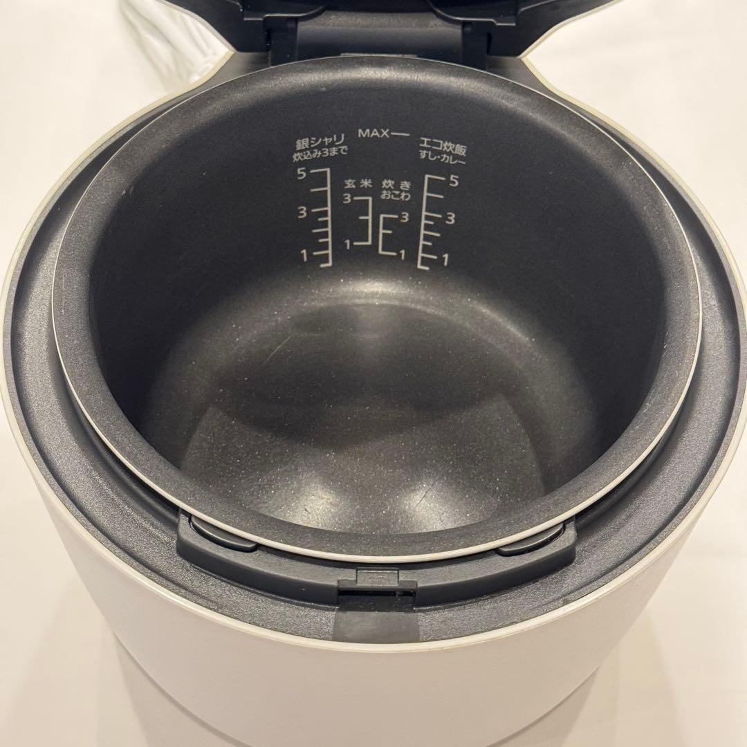 【美品】パナソニック炊飯器5合圧力IH SR-NB102-W ダイヤモンド竈釜
