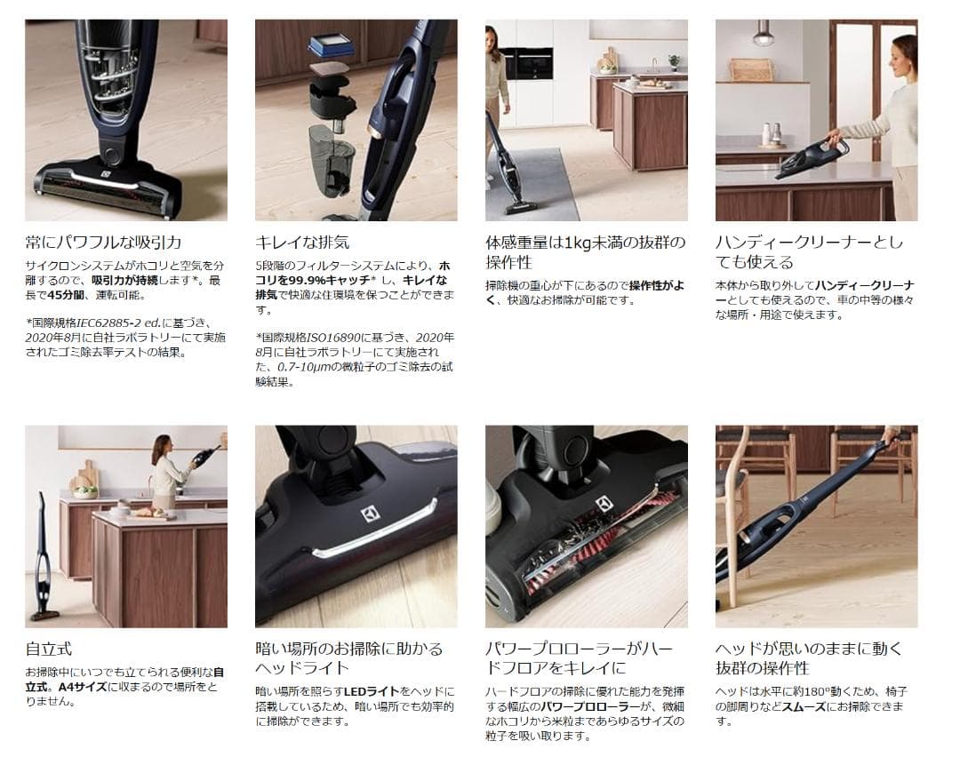 【新品】エレクトロラックス WellQ7 コードレスクリーナー