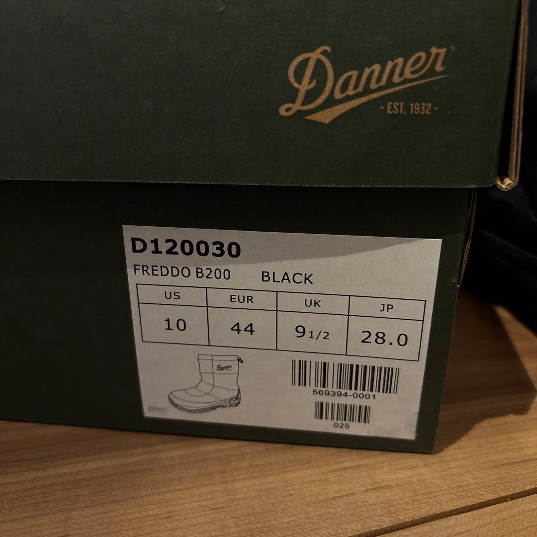 DANNER ダナーフレッド 黒 スノーブーツ　28㎝