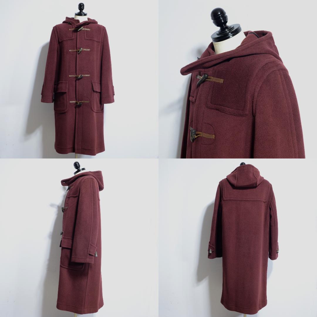 超極上品 旧タグ グレンフェル ダッフルコート ムーアブルック ワイン サイズM