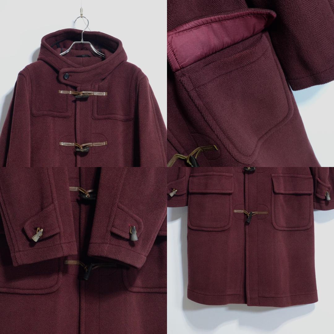 超極上品 旧タグ グレンフェル ダッフルコート ムーアブルック ワイン サイズM