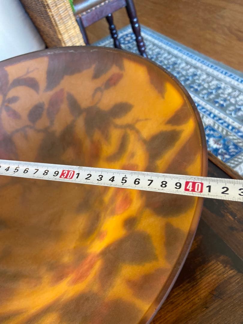 ガラス　ランプシェード　照明器具v