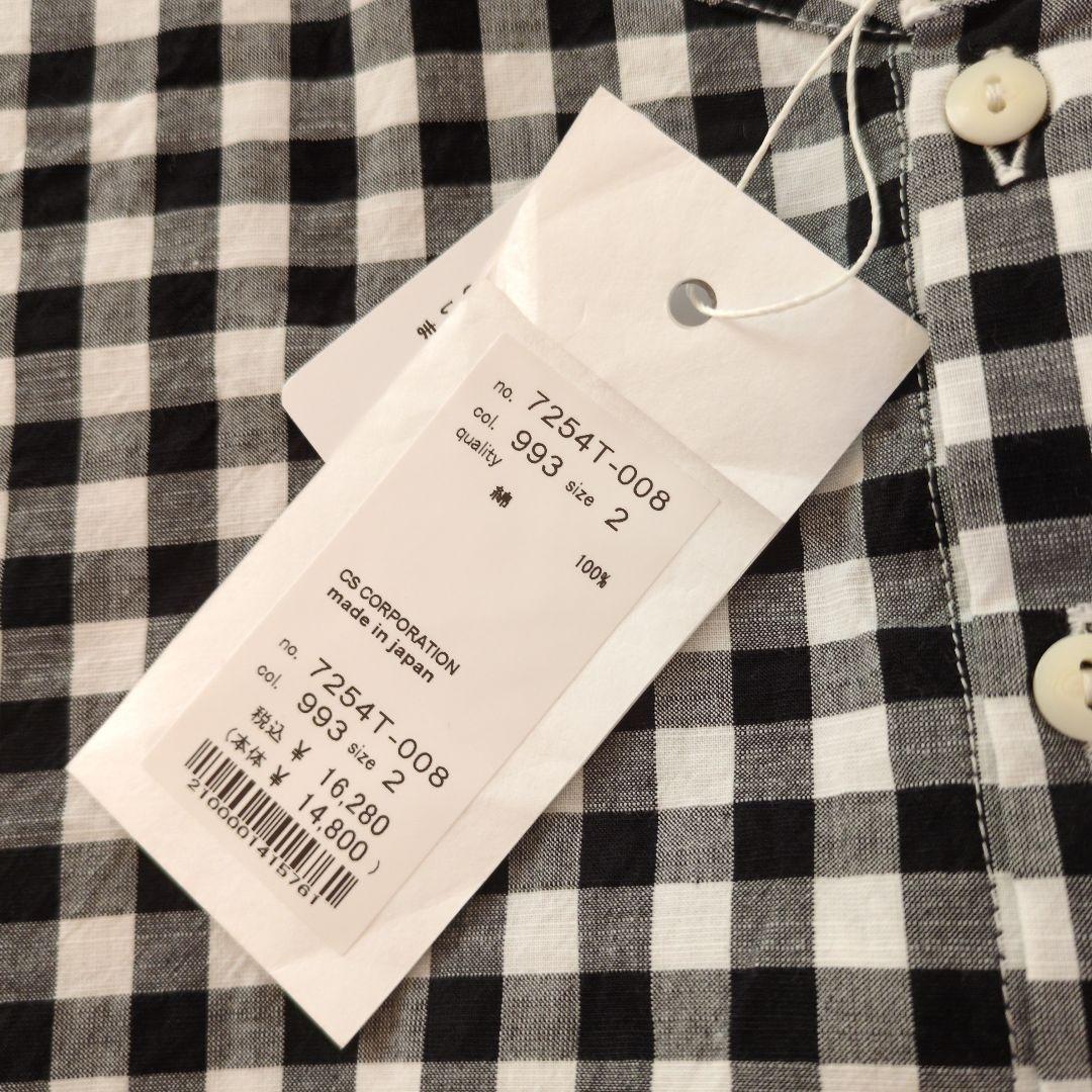 NATURAL LAUNDRY　コードシャンブレー　ランドスケープシャツ