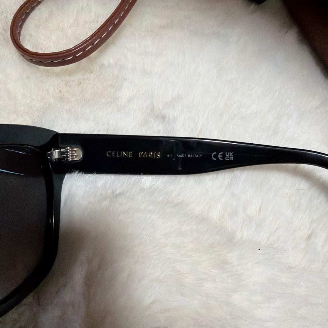 CELINE トリオンフ キャットアイサングラス ブラック