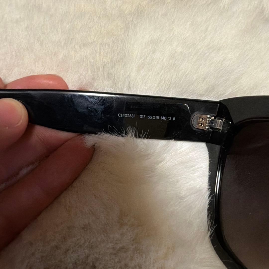 CELINE トリオンフ キャットアイサングラス ブラック