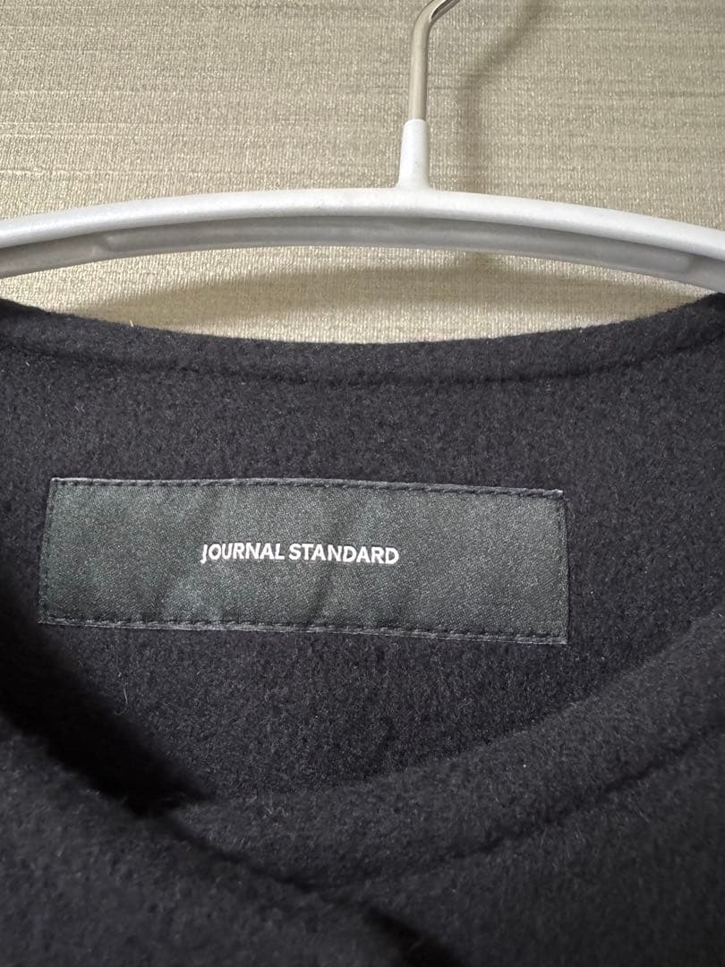 ❤︎ジャーナルスタンダード❤︎ スーパー140ビーバーノーカラーショートコート　36