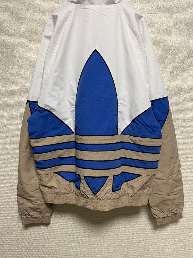 ★上下セット★ アディダスオリジナルス ナイロンジャケット・パンツ デカロゴ