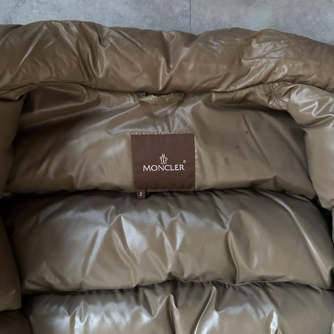 【超希少茶タグ⭐️】Moncler モンクレール　ダウン　茶色ブラウン 2