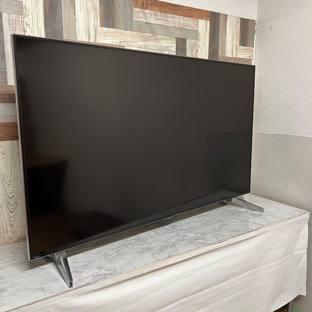 即日受渡❣️全国送料込シャープ60型4K液晶テレビ高精細大画面外付けHDD録画可能