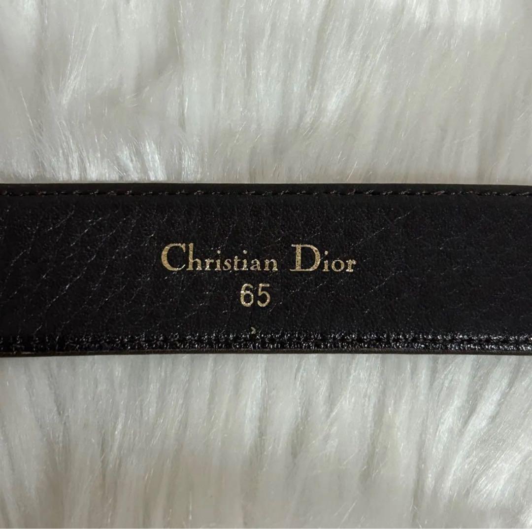 ディオール ベルト ブラウン Dバックル