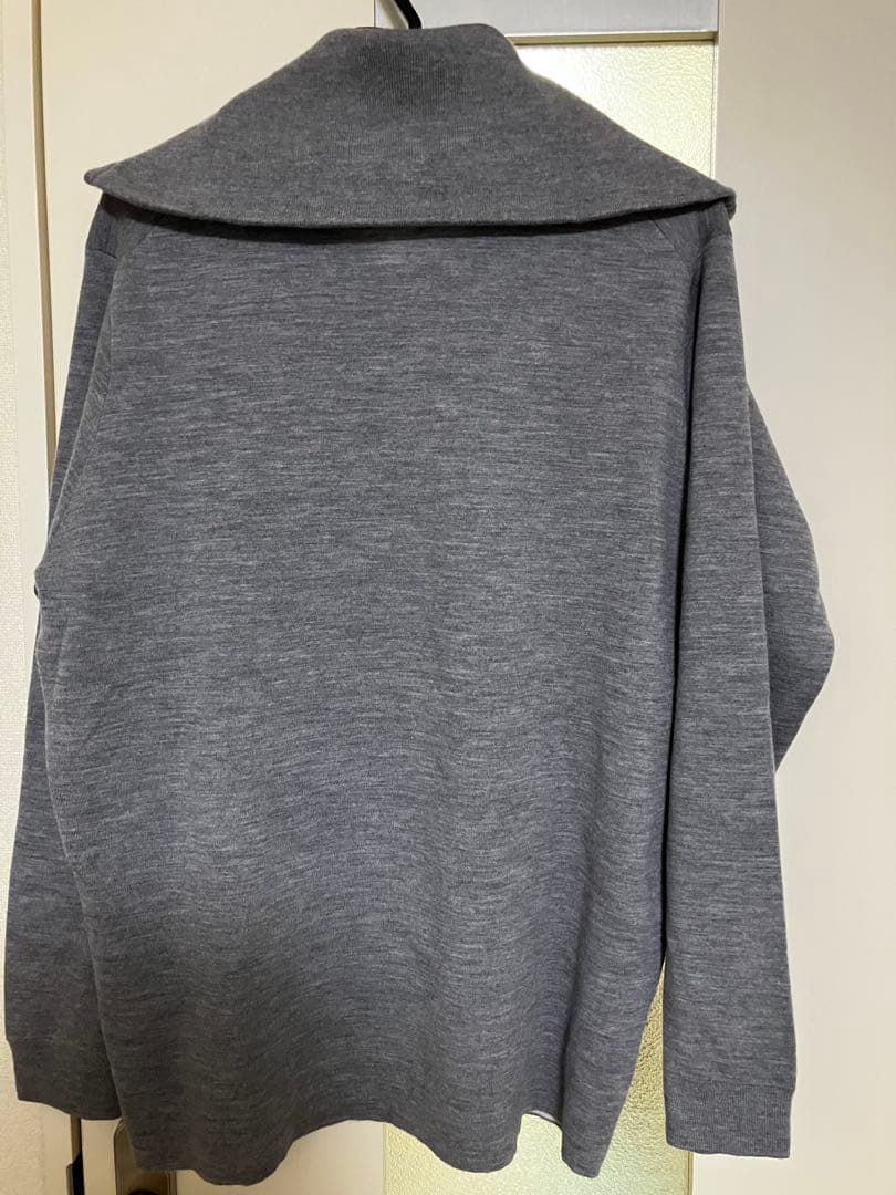 studio nicholson ハーフジップメリノウール　ニット