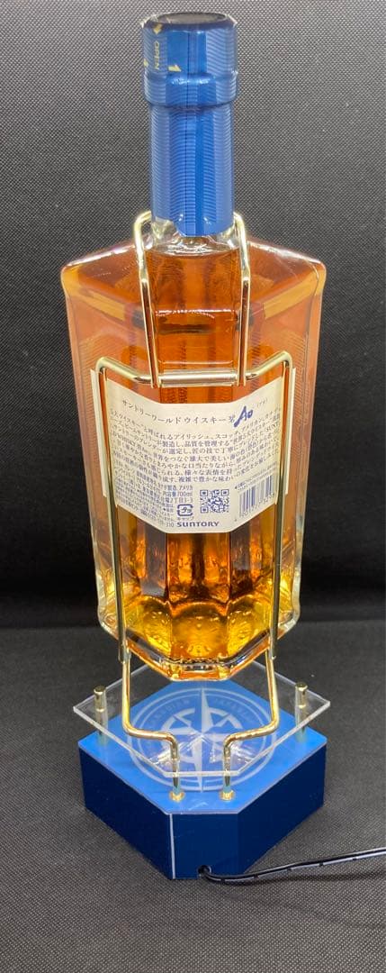 碧ディスプレイ用　電飾台　サントリー　ウィスキー　AO 碧　一本
