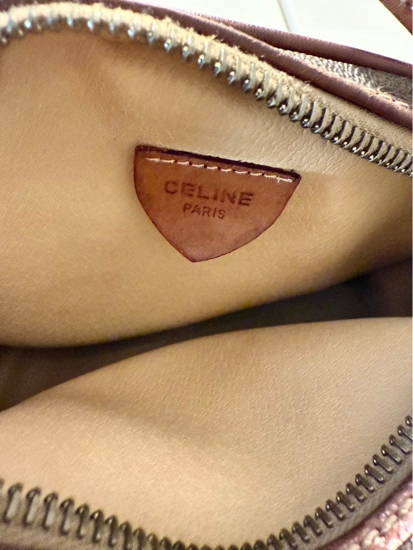 CELINE (セリーヌ) マカダムモノグラム マカダム柄ミニショルダーバッグ