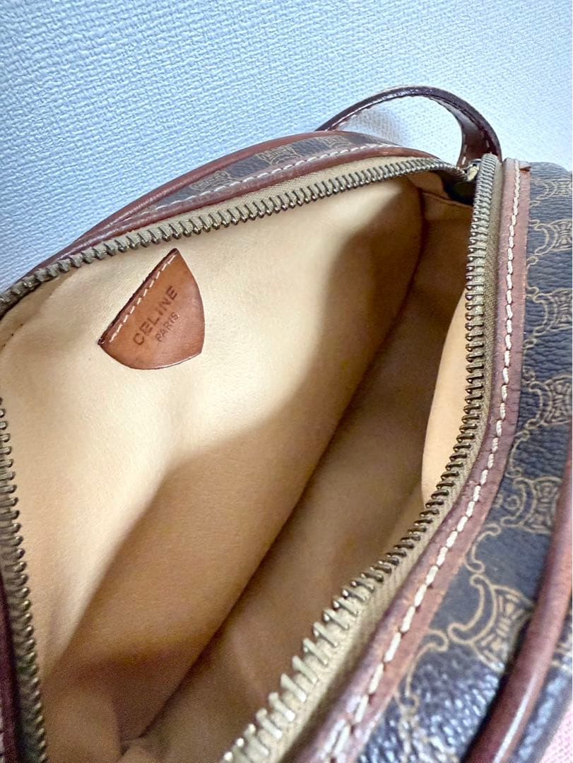 CELINE (セリーヌ) マカダムモノグラム マカダム柄ミニショルダーバッグ