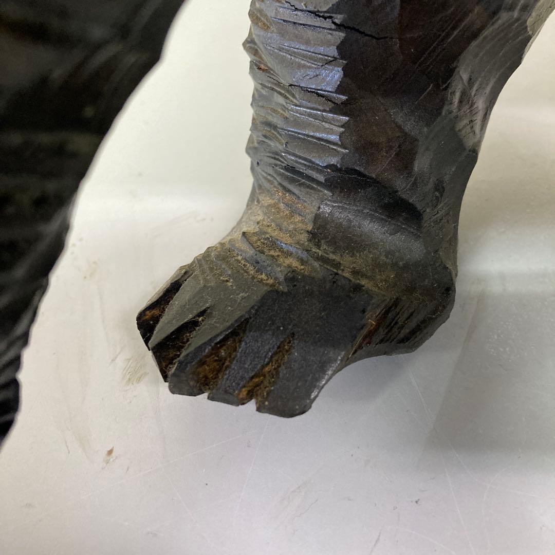 E-4 木彫りの熊 木彫り熊 熊彫り 北海道土産 民芸品 郷土玩具 工芸品 昭和