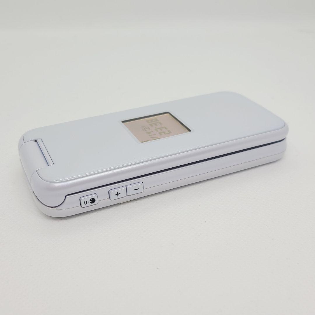 SIMフリー 富士通 らくらくホン F-01M ホワイト 新品バッテリー