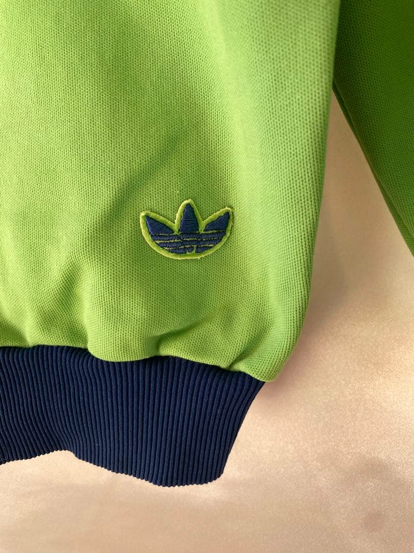 70s adidasトラックJKT グリーン　デサント